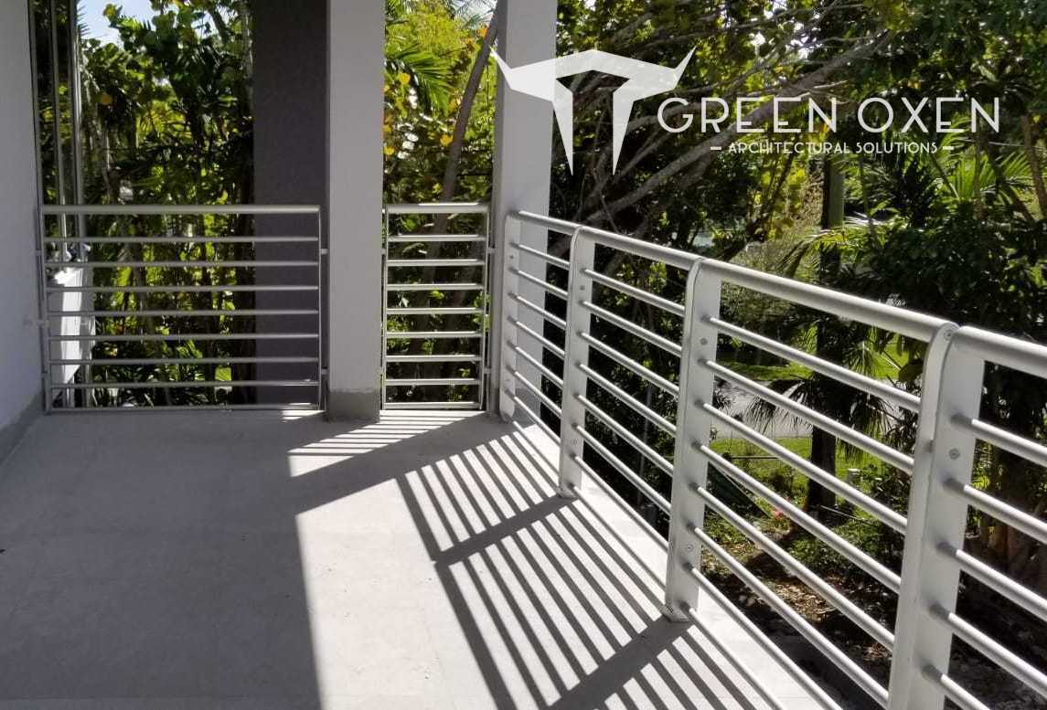Epulum Horizontal Balcony Railing2 Green Oxen