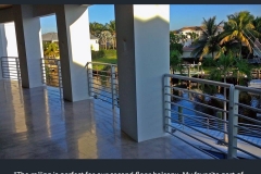Waterfront Residential Horizontal Balcony Railing